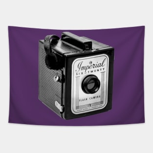 Vintage 1960s Box Camera Tapestry