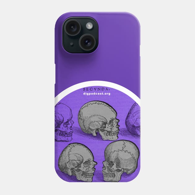 Sarah's Pick! Vesalius's Skulls Phone Case by Dig