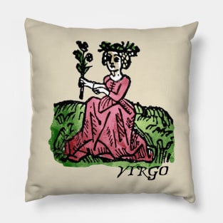 Virgo - Medieval Astrology: Pillow