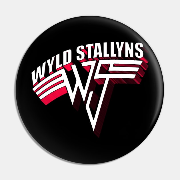 Wyld Stallyns 3D Superhero Text Pin by RetroZest