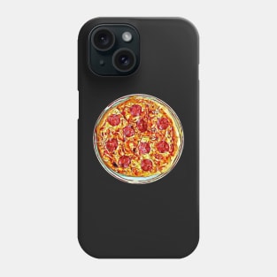 Pepperoni Pizza Pattern 1 Phone Case