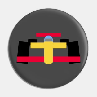 Formula racing driver - Spain Pin