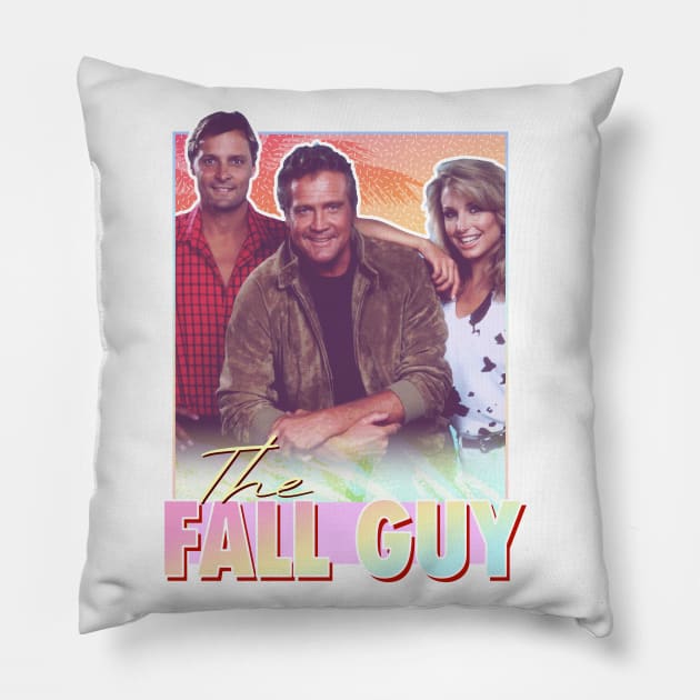 The Fall Guy /// Vintage Pillow by HectorVSAchille