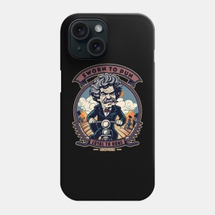 Mark Twain - Sworn to Pun, Loyal to None Phone Case