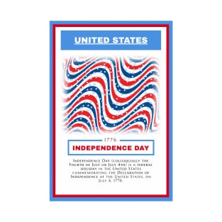 Independence Day - United States - For 4th of july - Print Design Poster - 1706209 T-Shirt