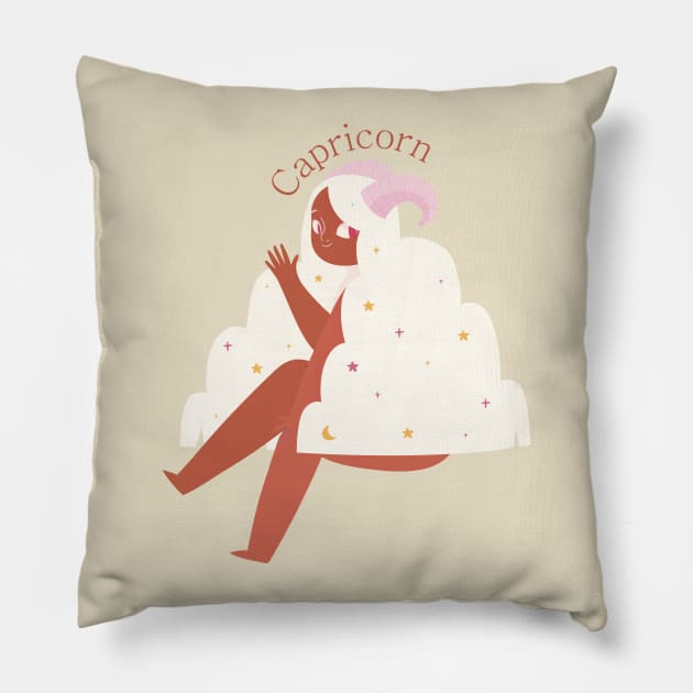 Capricorn Pillow by gnomeapple