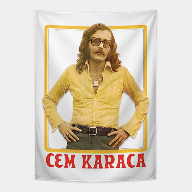 Cem Karaca \/\/\/ Original Psychedelic Design Tapestry by DankFutura