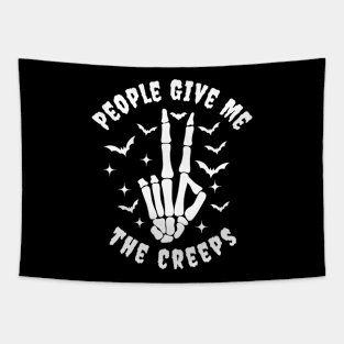 People Give Me the Creeps Tapestry