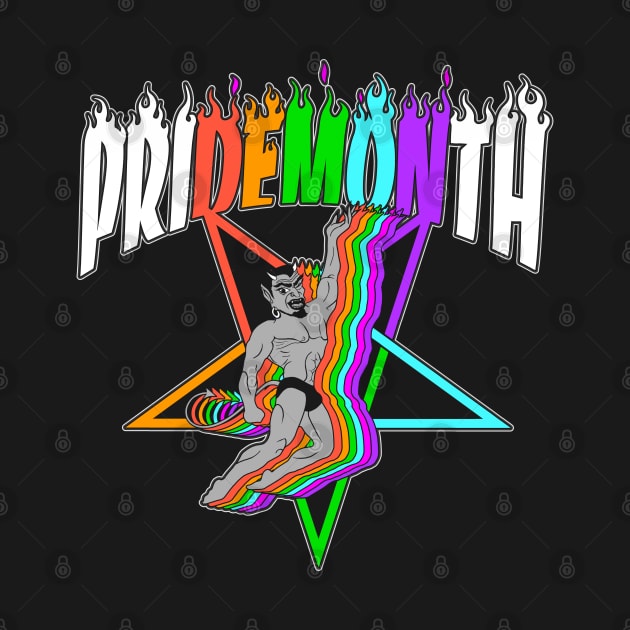 Pride Month Demon by darklordpug