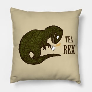 Tea Rex Pillow