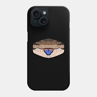 Indonesian Blue Tongue Skink Mask Phone Case