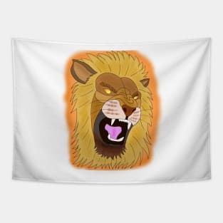 howler lion Tapestry