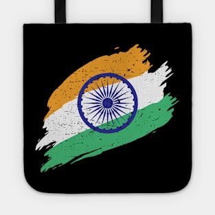 India Flag in Tricolor with Ashoka Chakra Desi Indian Tote