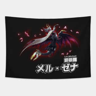 Malzeno "The Life Draining Dragon" #2 (Black Edition) Tapestry