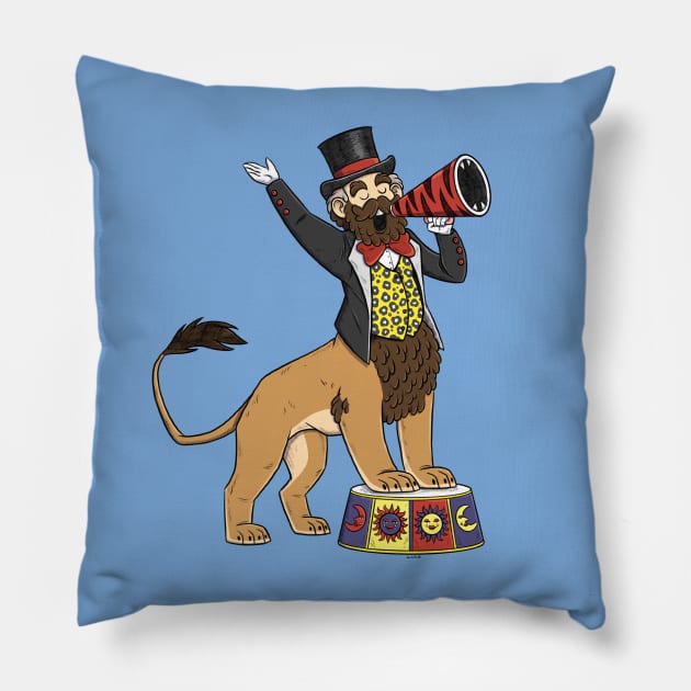 A Roaring Good Time Pillow by JenniferSmith