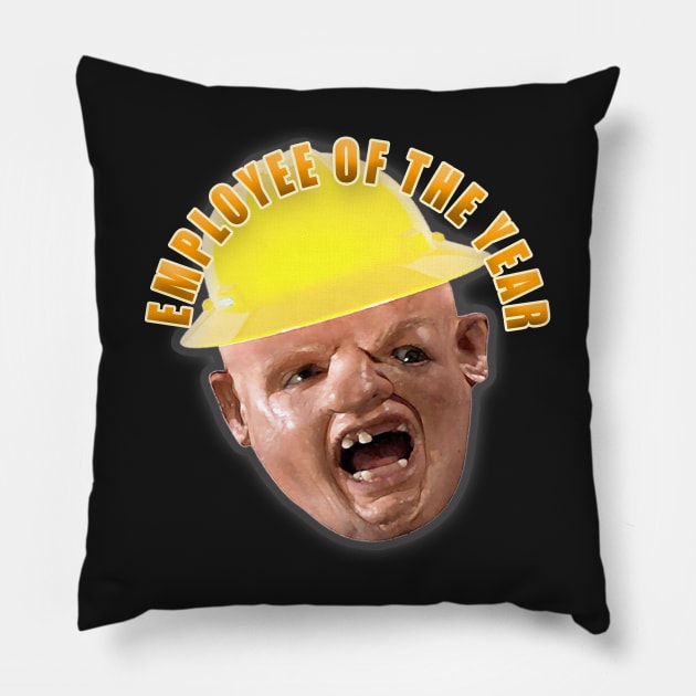 Employee of the year - Sloth Pillow by  The best hard hat stickers 