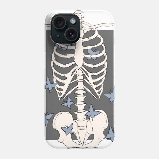 butterflies in the stomach Phone Case by Hello Kitti Mix