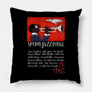 Monterey Jazz Fest 1965 Pillow