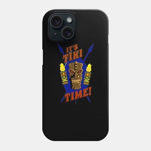 Tiki Time Phone Case by shipwrecked2020