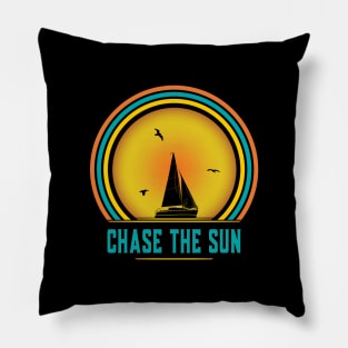 Chase The Sun - Sailing Pillow