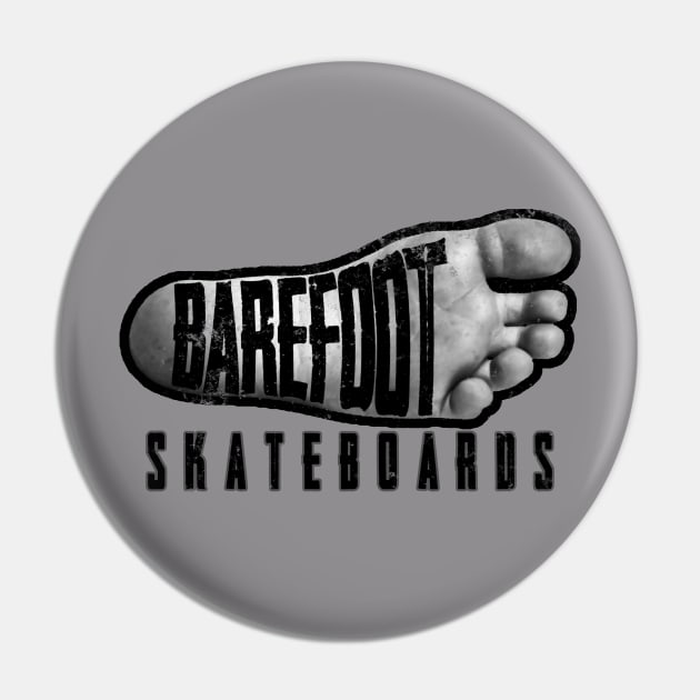 Barefoot Skateboards Pin by Barefootskateboards.co