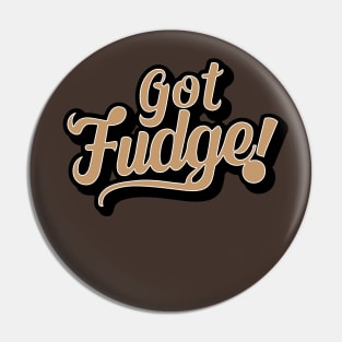 Peanut Butter Fudge Day Pin