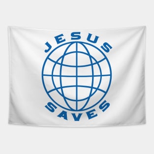 Jesus Saves (Globe) Tapestry