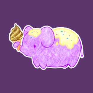 Ice Cream Elephant T-Shirt