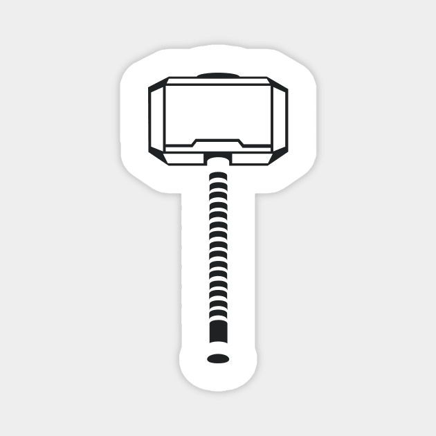 Mjolnir Magnet by winstongambro