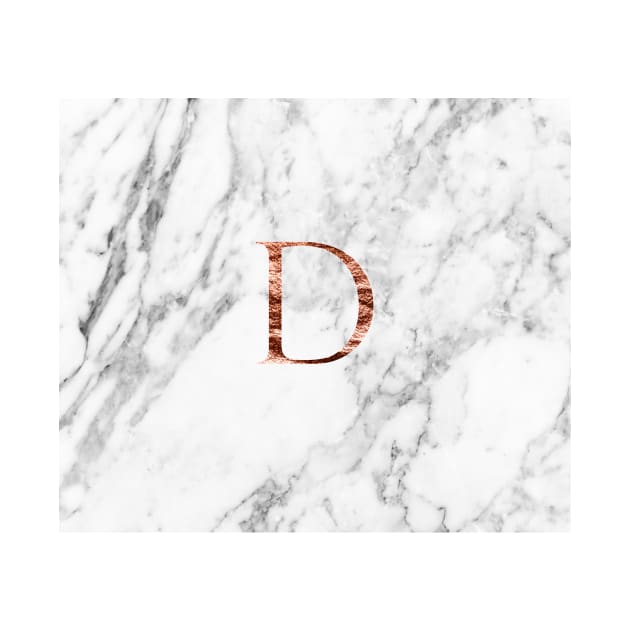 Monogram rose marble D by marbleco