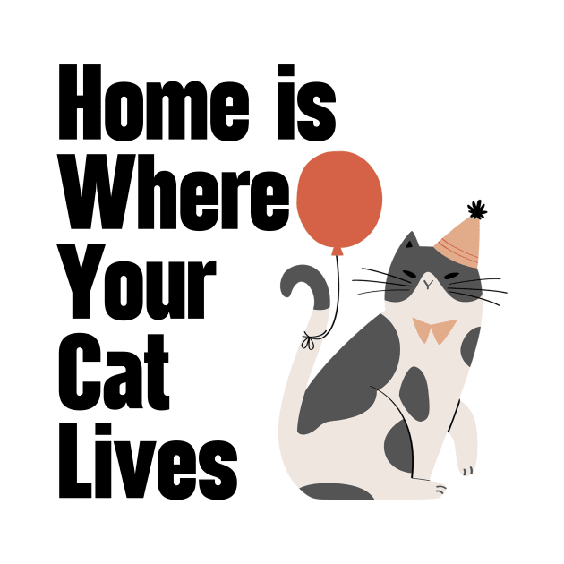 Home Is Where Your Cat Lives by nextneveldesign