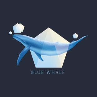 Blue Whale - Beautifully Styled Oceanic Mammal T-Shirt