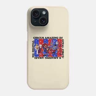 the amazing digital circus blk Phone Case