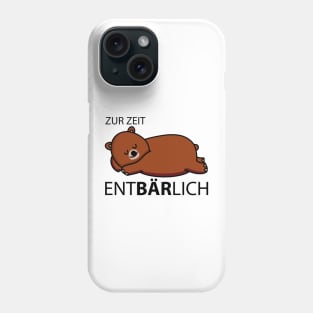 Bear tired Phone Case