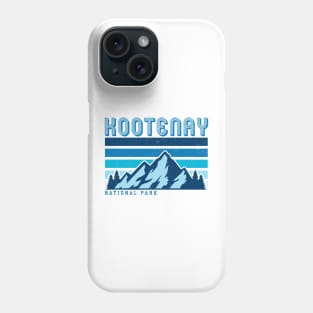 Kootenay national park retro vintage mountains Phone Case