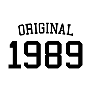 Original 1989 - Cool 33 Years Old, 33rd Birthday Gift For Men & Women T-Shirt