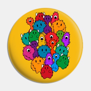 Monster Doodles Pin