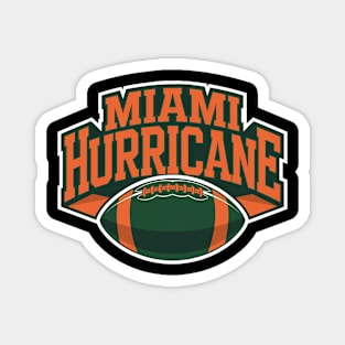 MIAMI HURRICANE - MIAMI FOOTBALL Magnet