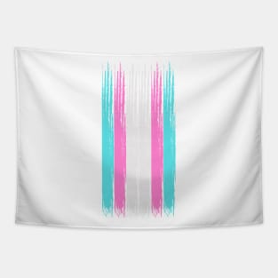 Pride Collection - Transgender Pride Flag (Paint Streak/Vertical) Tapestry