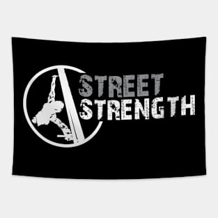 Human Flag- STREET STRENGTH Tapestry