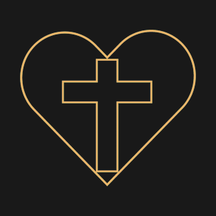 Cross Within a Heart T-Shirt