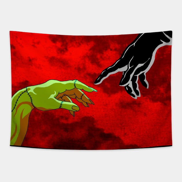 Frankenstein Tapestry by lucamendieta