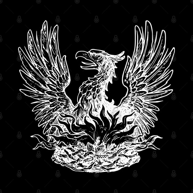 Medieval Heraldic Phoenix by Vintage Boutique