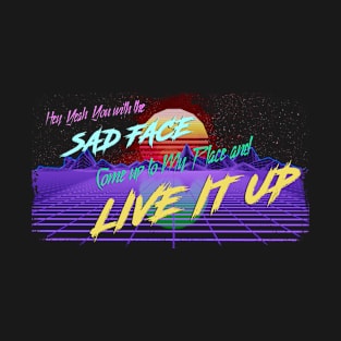 Live it Up - Mental as Anything - 1980s Pop! T-Shirt