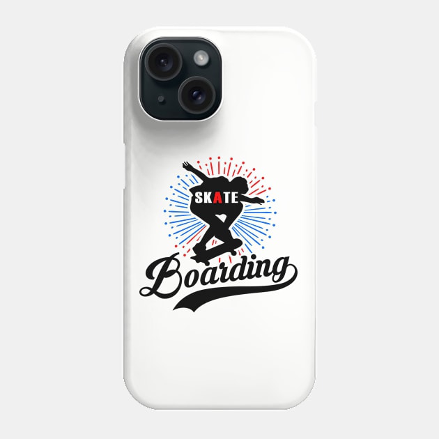 Skateboarding Phone Case by artsytee