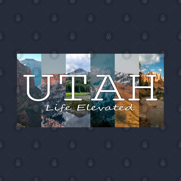 Utah Mountain Collage by stermitkermit