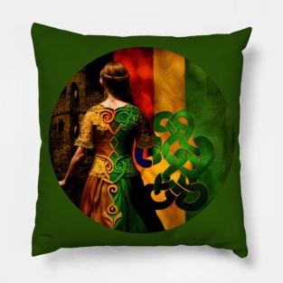 Cultural Symbols St Patricks Day Pillow