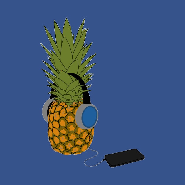 Jammin' Pineapple by NoirPineapple