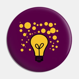 Yellow bulb Pin