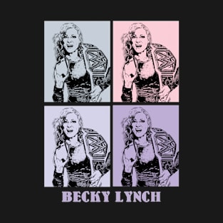 Becky Lynch Wrestling Pop Art T-Shirt